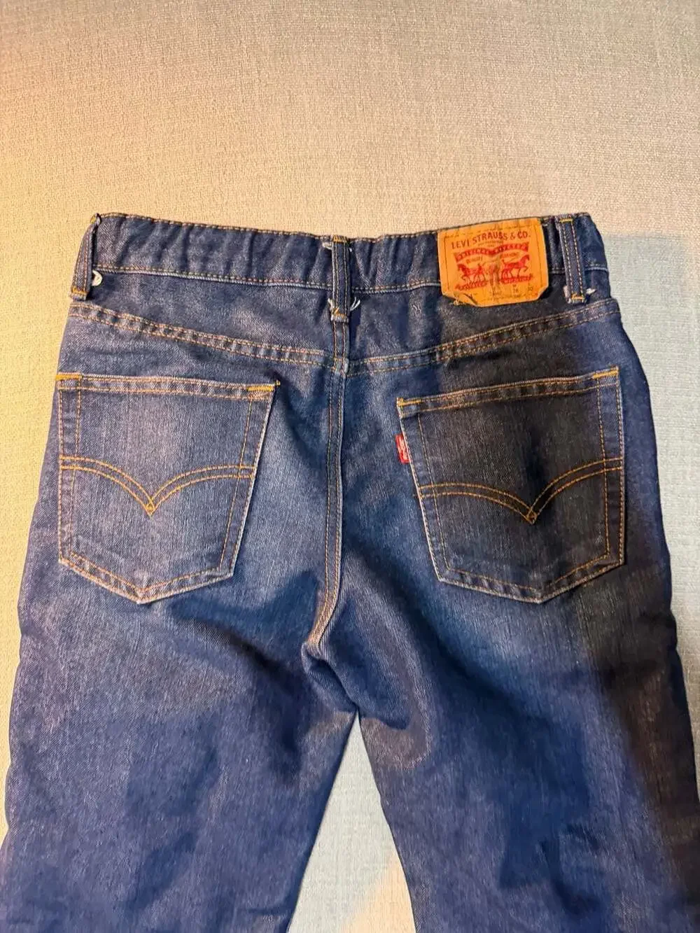 Levi's 514 Straight Fit Jeans Blue Denim Size 16 Reg W28 L30